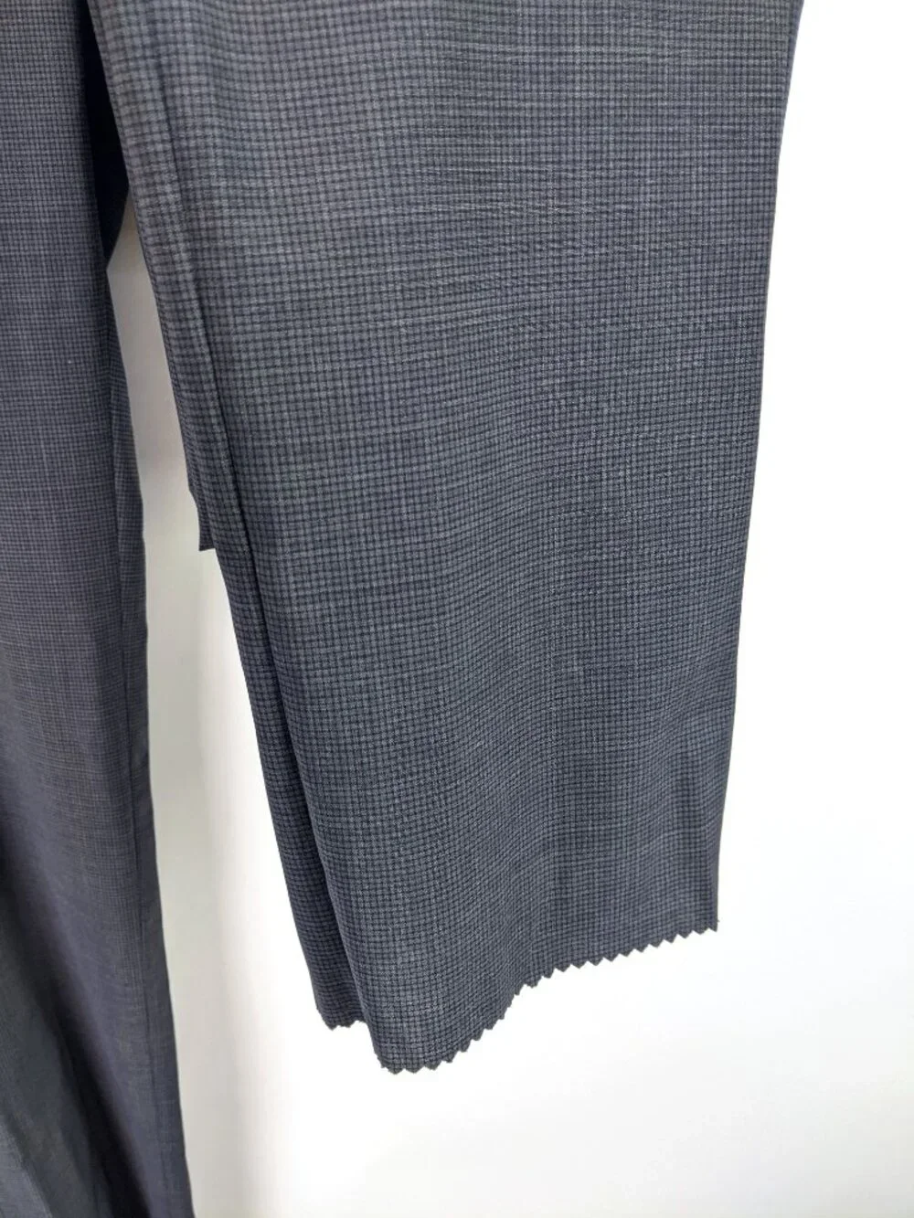 Kenneth Cole Mens Gray Wool Blend Flat Front Dress Pants Trousers Size W35